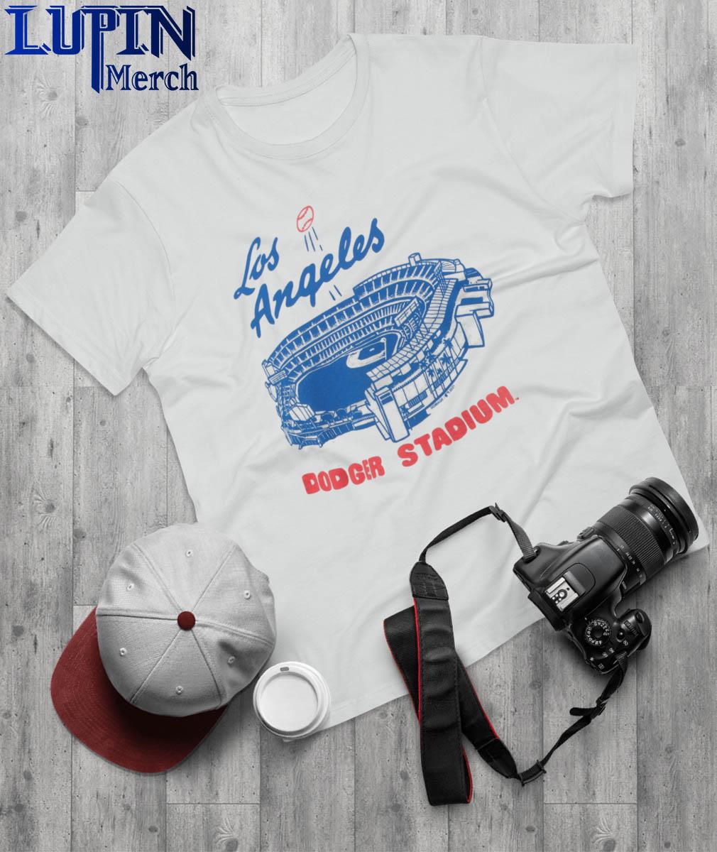 Los Angeles Dodgers Homage Gray Dodger Stadium Tri-Blend T-Shirt, hoodie,  sweater, long sleeve and tank top