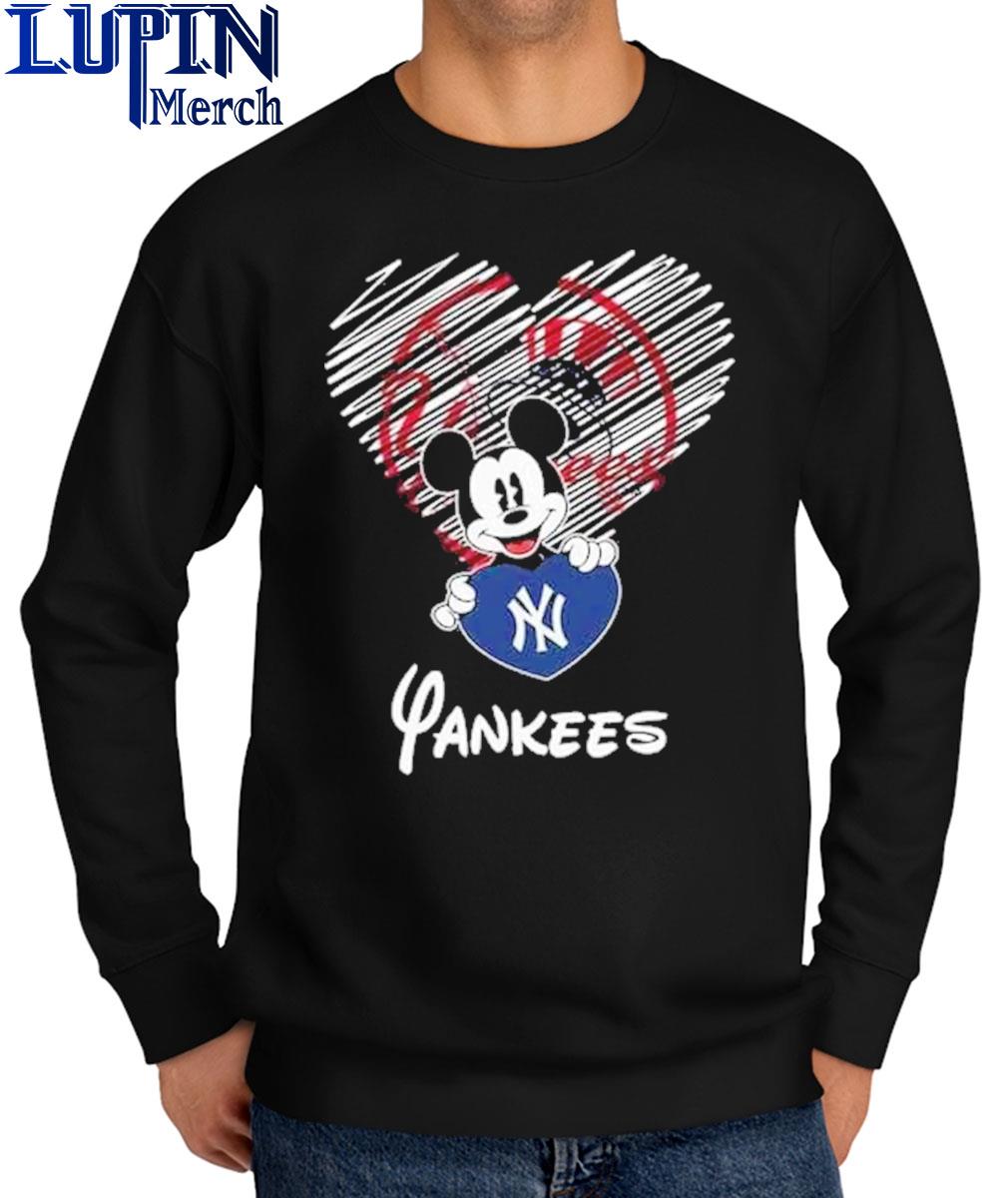 Mickey mouse new york yankees logo shirt, hoodie, sweater, long