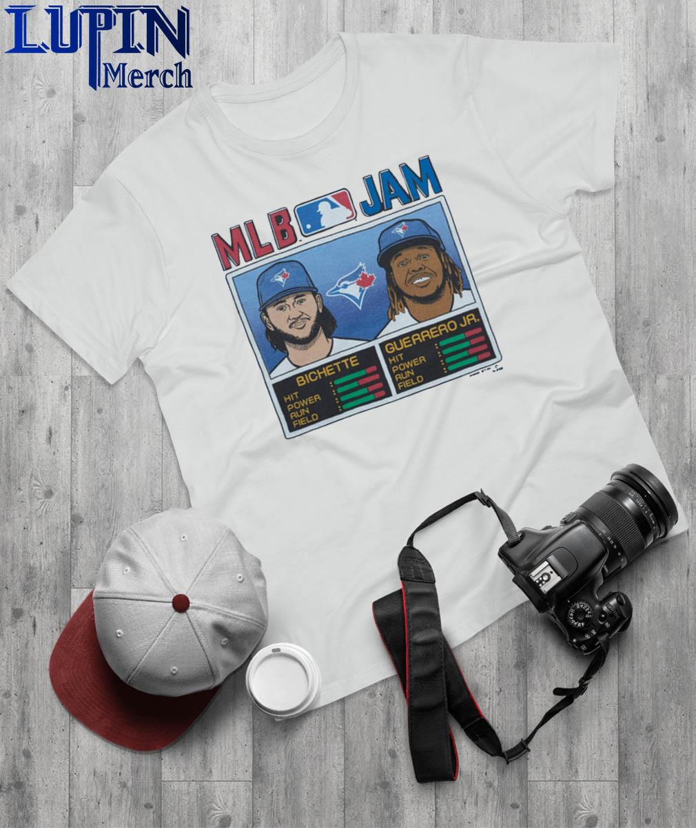 MLB Jam Toronto Blue Jays Bichette And Guerrero Jr Retro Shirt