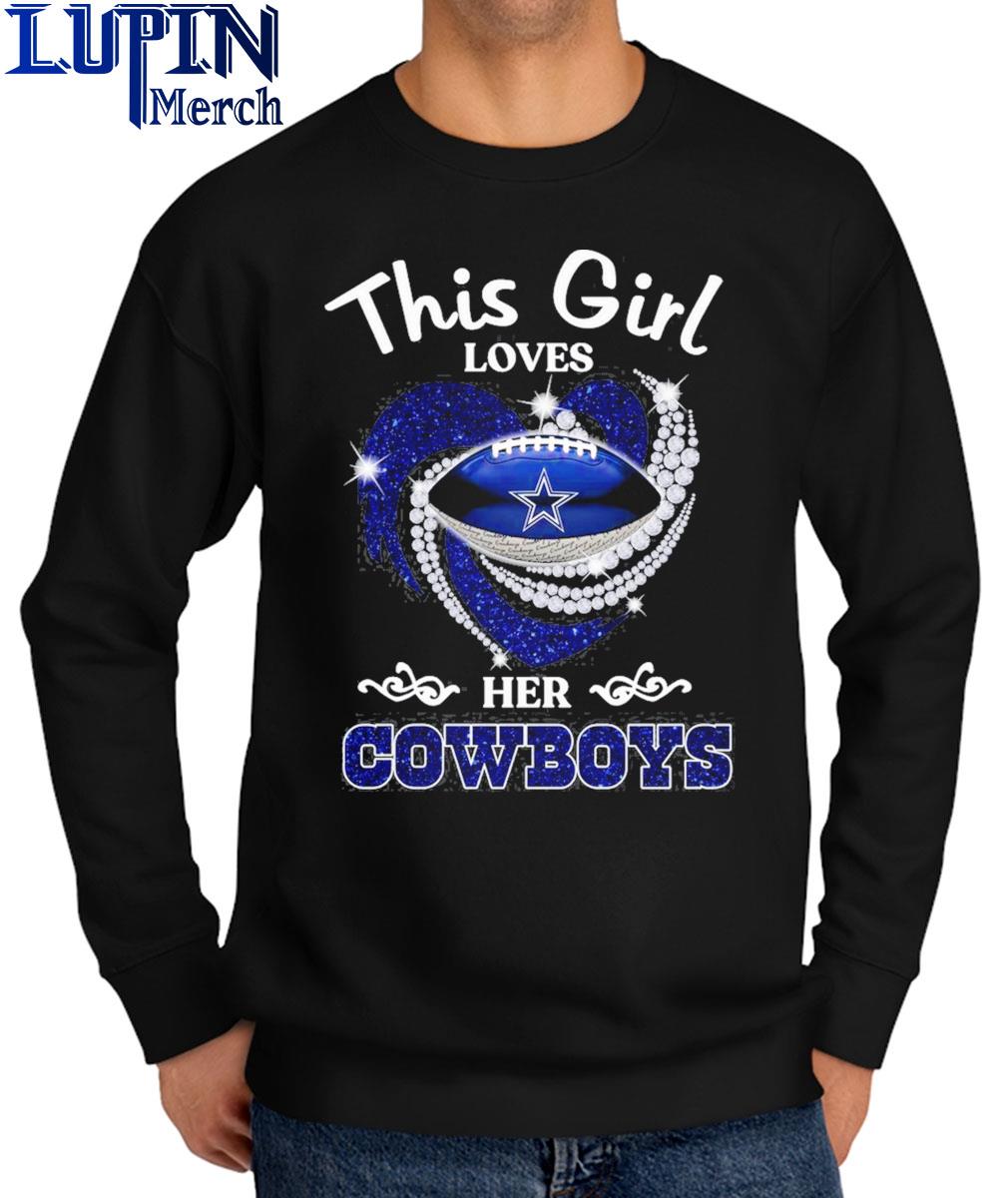 Official dallas Cowboys girl T-shirt, hoodie, sweater, long sleeve