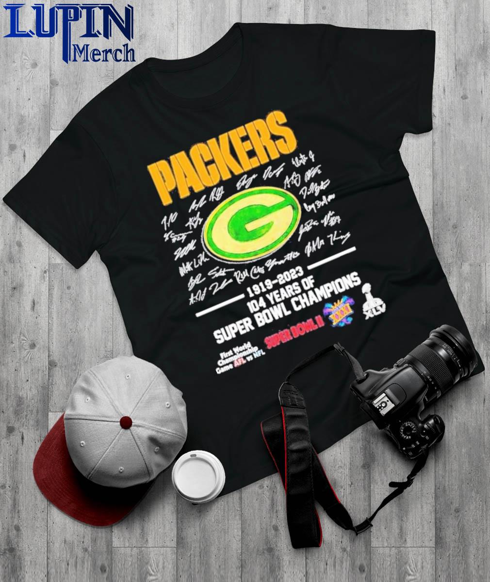 Official green Bay Packers Signatures Shirt, hoodie, sweater, long sleeve  and tank top