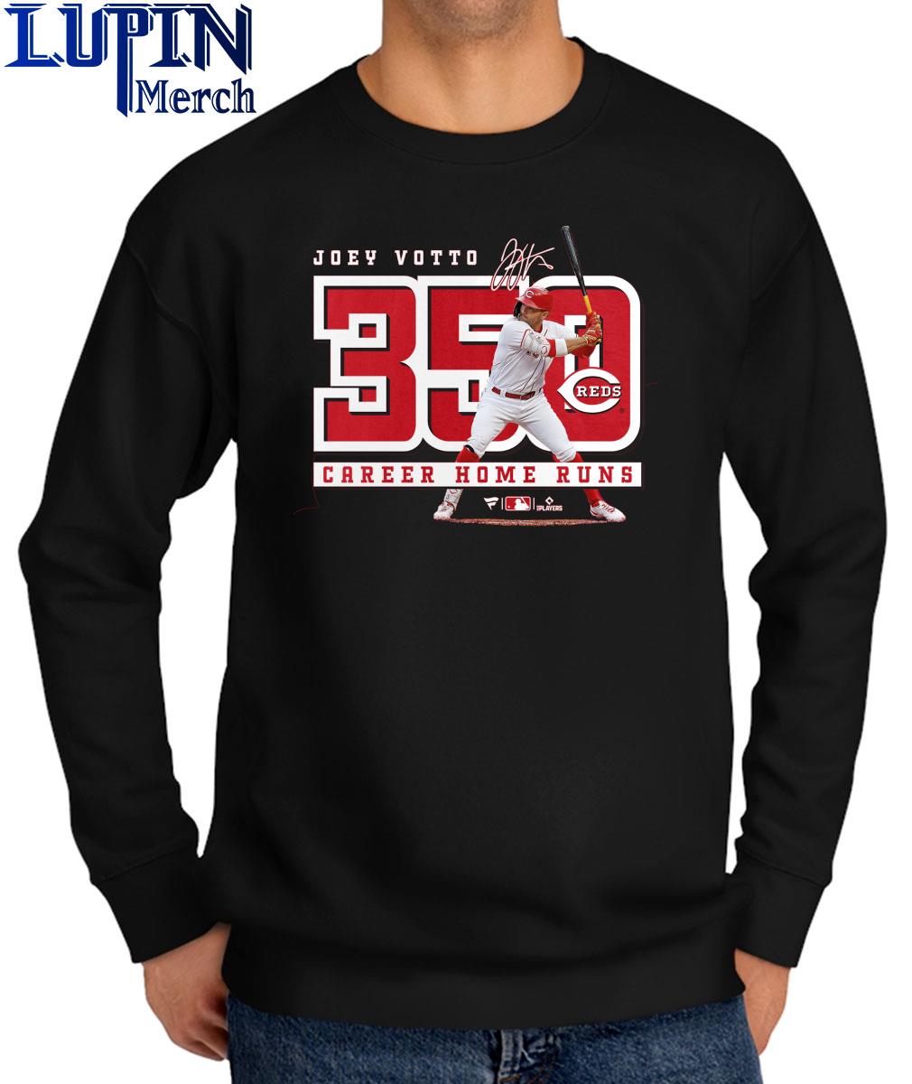 Official Joey Votto Cincinnati Reds 350 Career Home Runs T Shirt - Limotees