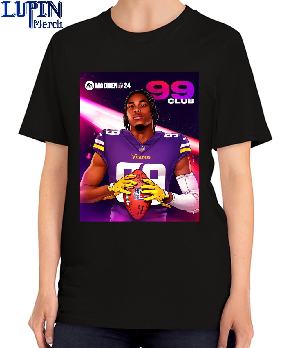 Justin Jefferson Minnesota Vikings 99 Club NFL Madden 24 Shirt, hoodie,  sweater, long sleeve and tank top