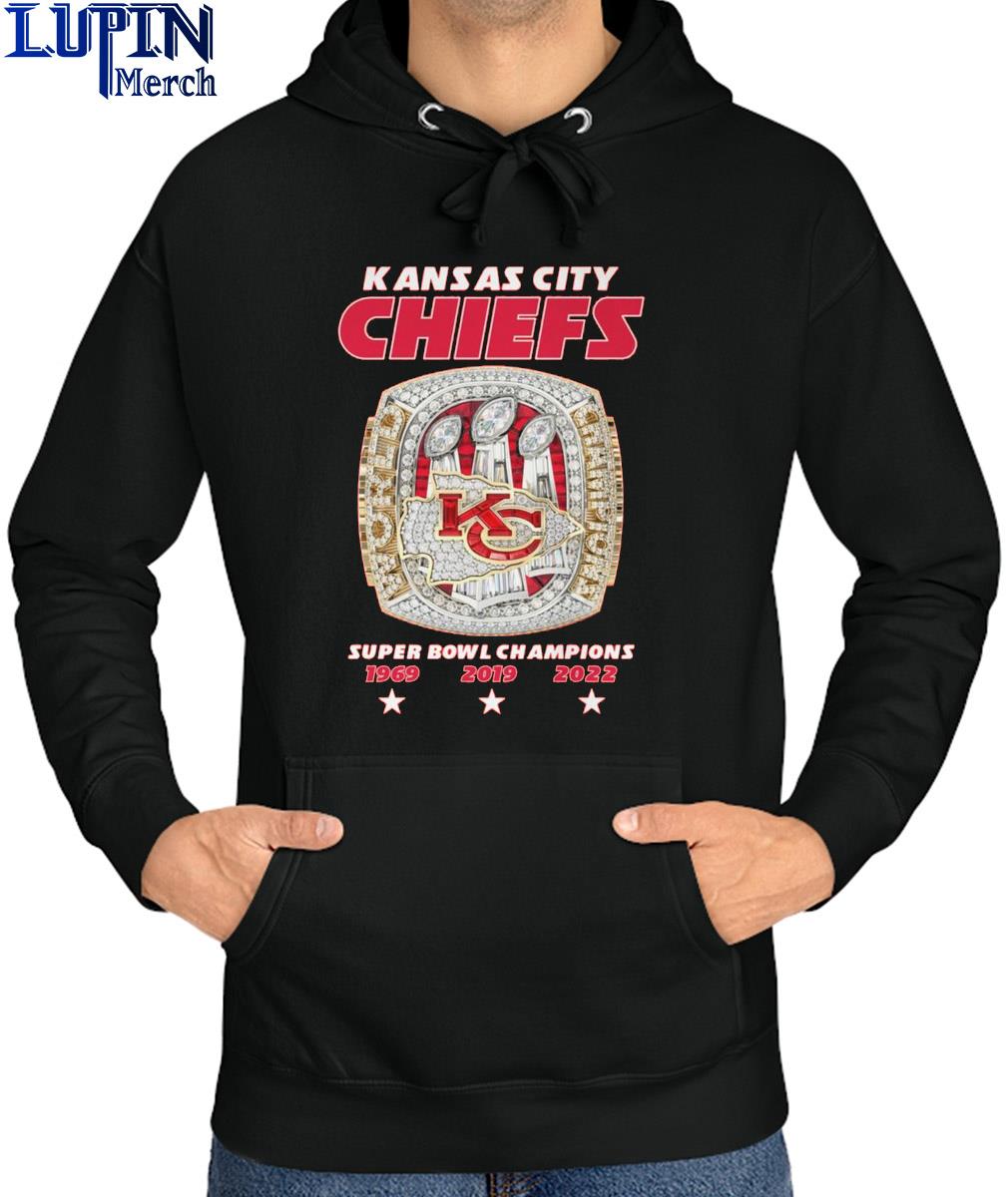 Official kansas City Chiefs Super Bowl Champions 1969 And 2019 And 2022 T- Shirt, hoodie, sweater, long sleeve and tank top