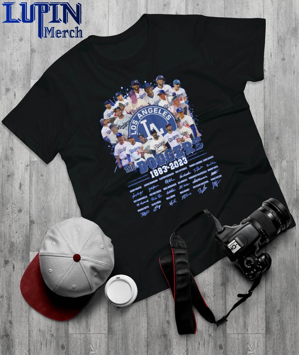 Dodgers Mookie Betts T-Shirt from Homage. | Ash | Vintage Apparel from Homage.