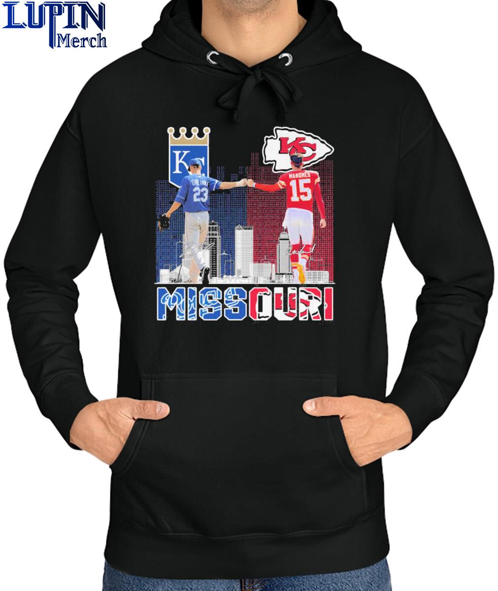 Official Missouri Kansas City Chiefs Patrick Mahomes And Royals Greinke  Shirt, hoodie, sweater, long sleeve and tank top