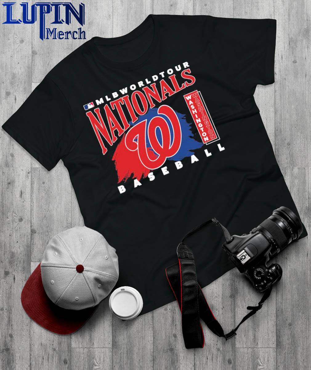 MLB World Tour Washington Nationals baseball logo 2023 shirt
