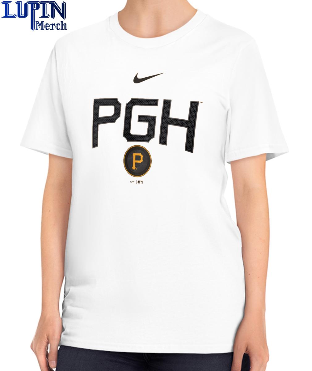 Pittsburgh Pirates Nike 2023 City Connect Large Logo T Shirt - Yesweli