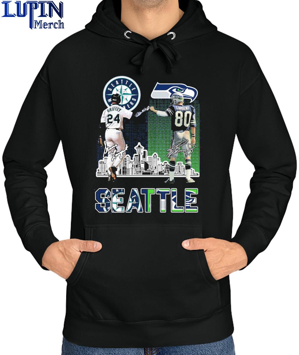 Seattle Mariners Griffey And Seahawks Largent City Champion Shirt