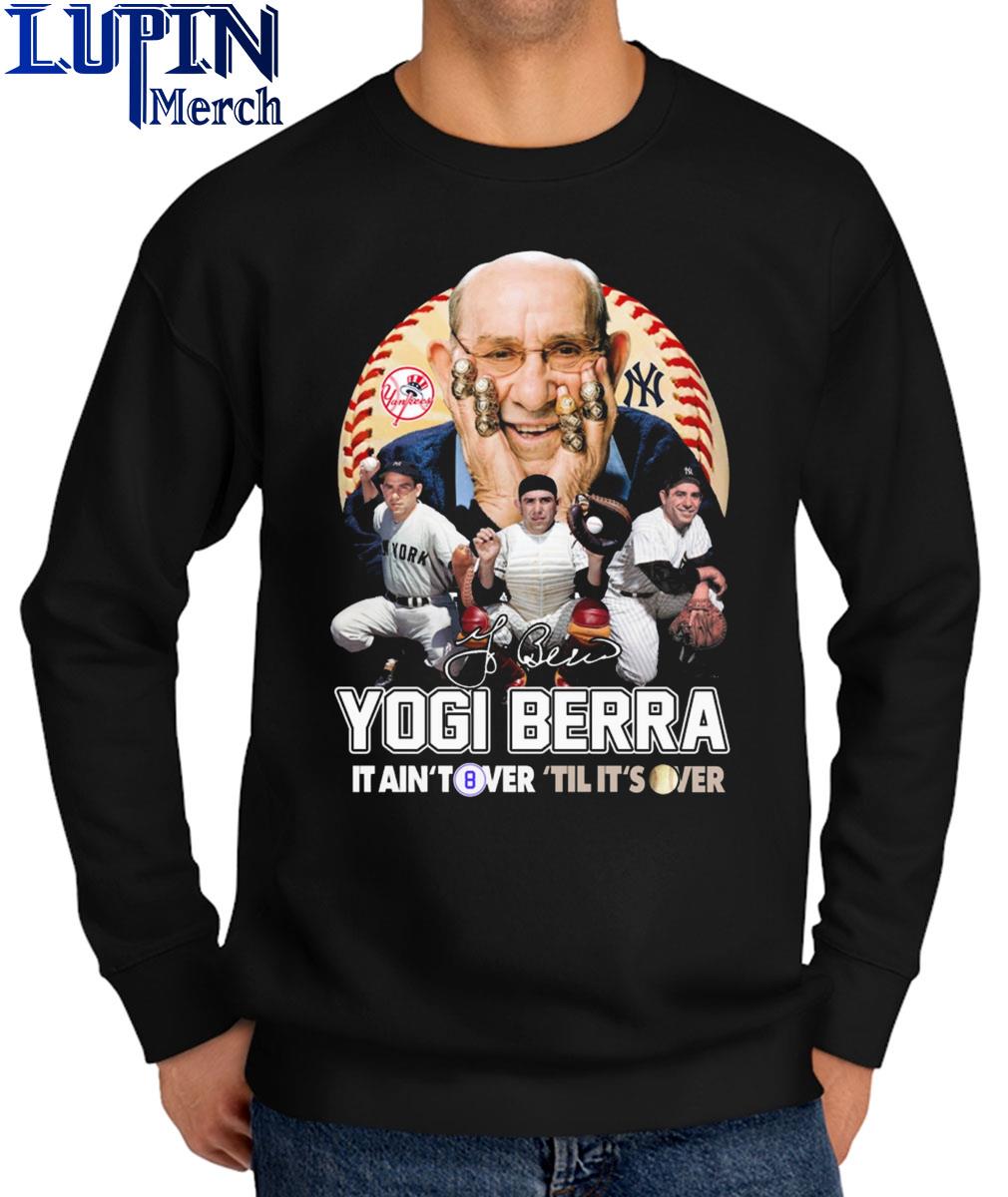 Official Yogi Berra It ain't over till it's over signature shirt