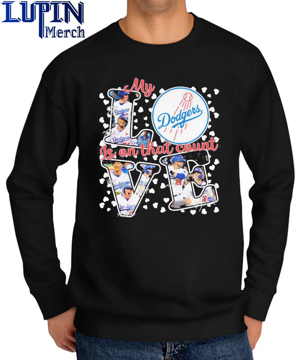 Los Angeles Dodgers peace love Dodgers logo shirt, hoodie, sweater, long  sleeve and tank top