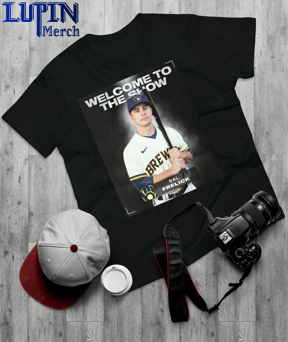 Sal Frelick Milwaukee Brewers Welcome To The MLB Show T-Shirt - Binteez