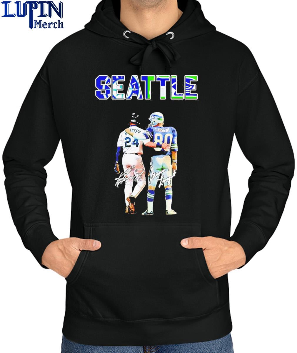 Official seattle Ken Griffey Jr. and Steve Largent signatures shirt,  hoodie, sweater, long sleeve and tank top