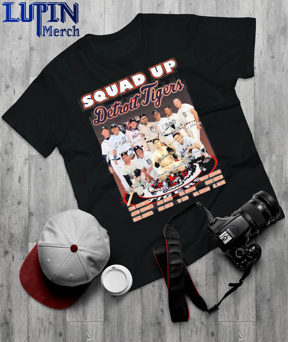 Squad Up Detroit Tigers Legends Team T-Shirt - Growkoc