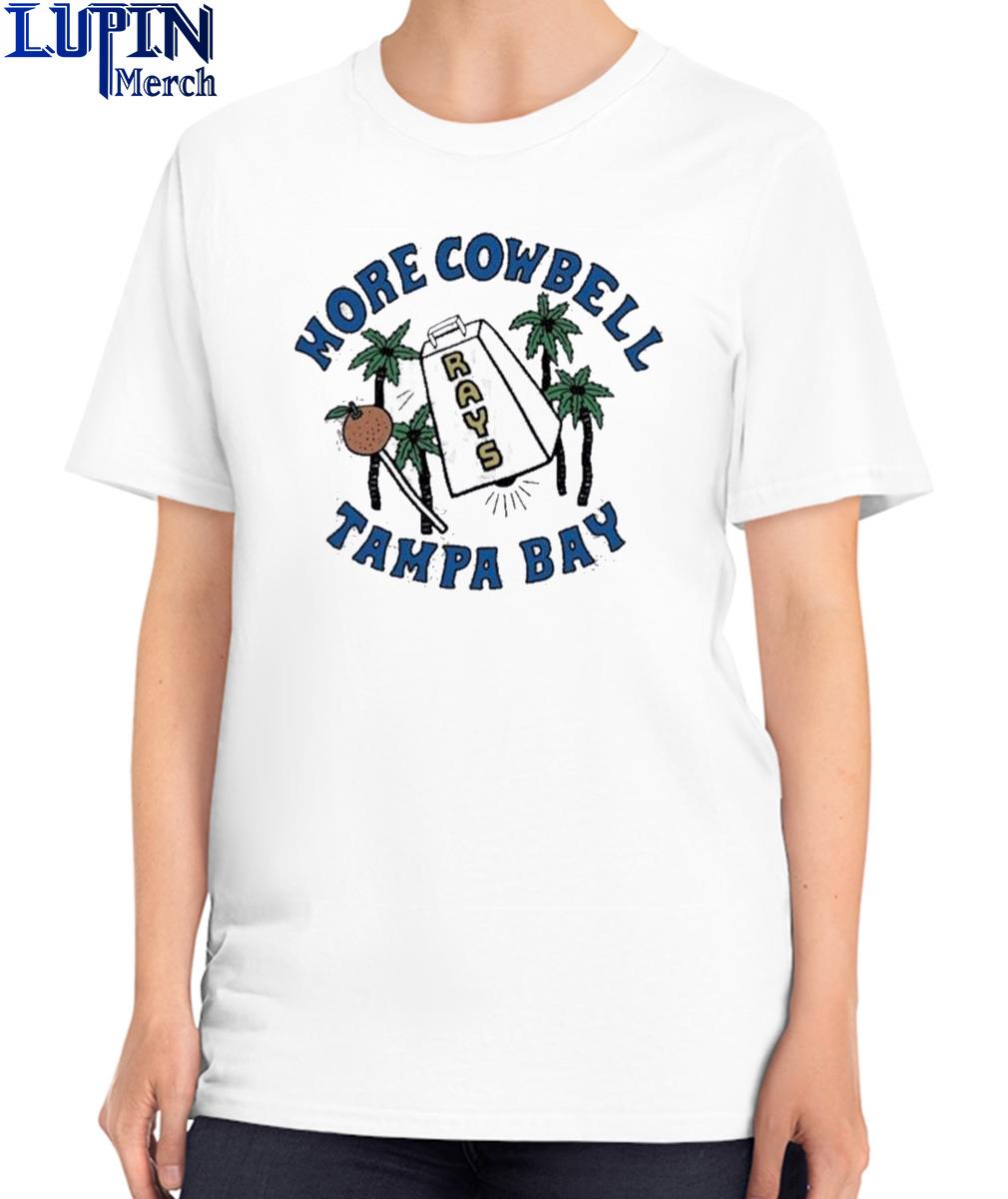 Original tampa Bay Rays Homage Doddle Collection More Cowbell T-Shirt
