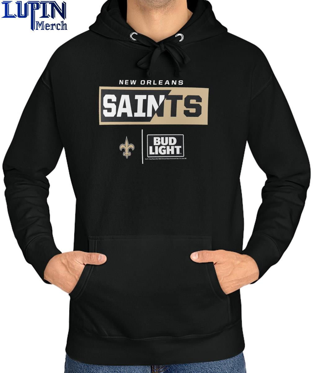 New Orleans Saints X Bud Light logo 2023 shirt, hoodie, sweater, long  sleeve and tank top