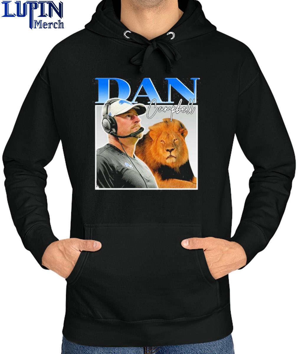 Vintage Dan Campbell Detroit Lions T-Shirt - ReviewsTees