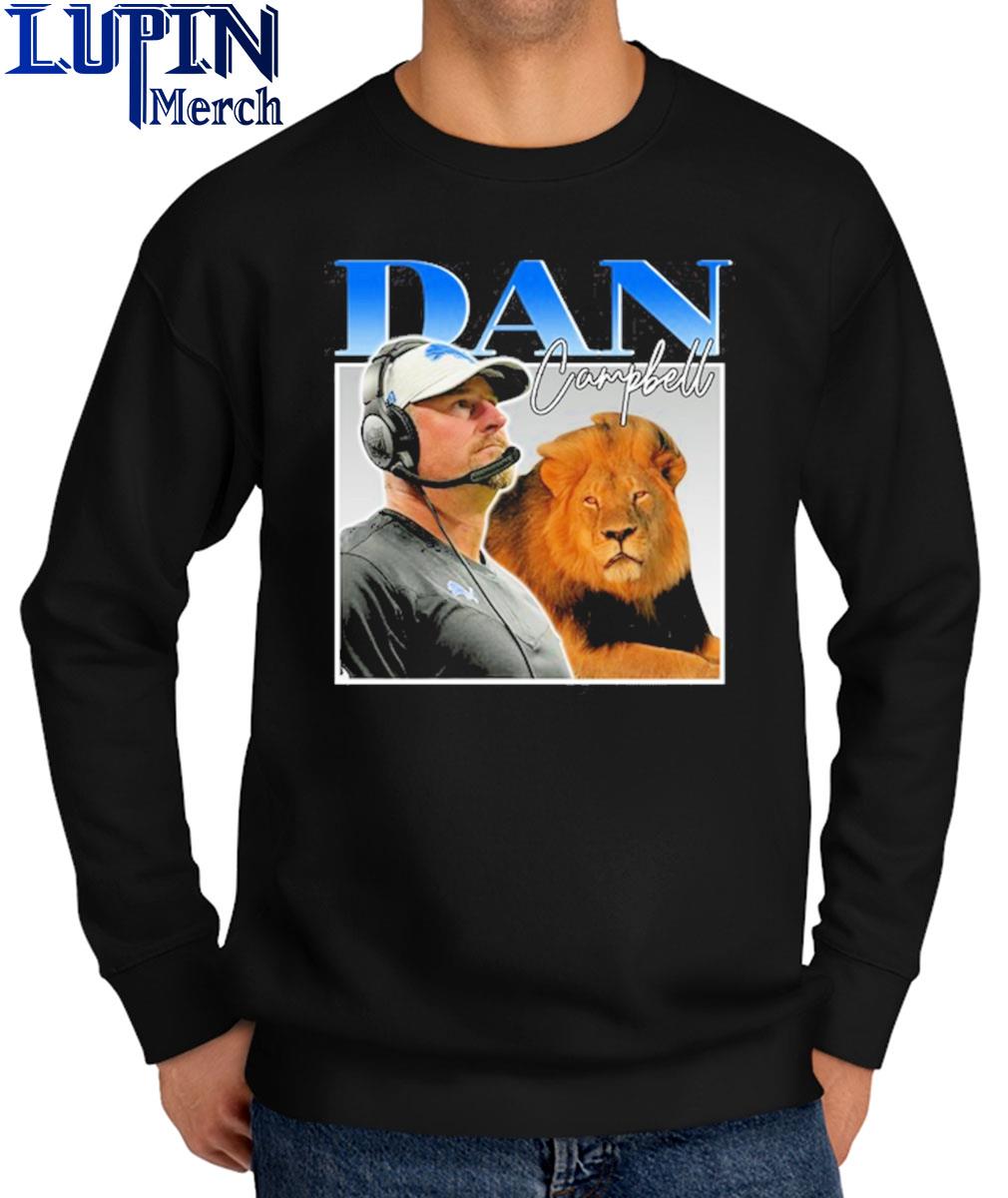 Dan Campbell Detroit Lions Vintage T-Shirt, hoodie, sweater, long