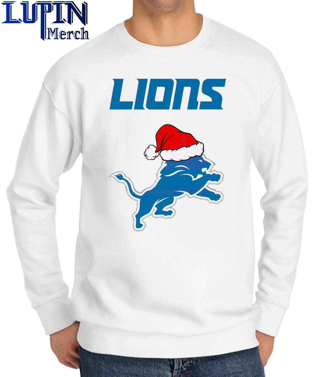 Detroit Lions NFL Christmas Logo 2023 t shirt, hoodie, longsleeve,  sweatshirt, v-neck tee