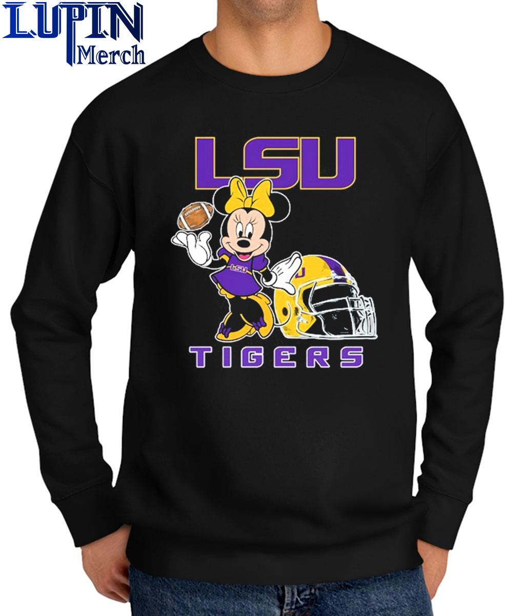 Disney Minnie Mouse LSU Tigers Football 2023 Shirt, hoodie, sweater, long  sleeve and tank top