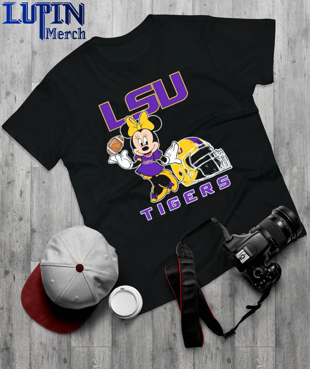 Disney Minnie Mouse LSU Tigers Football 2023 Shirt, hoodie, sweater, long  sleeve and tank top