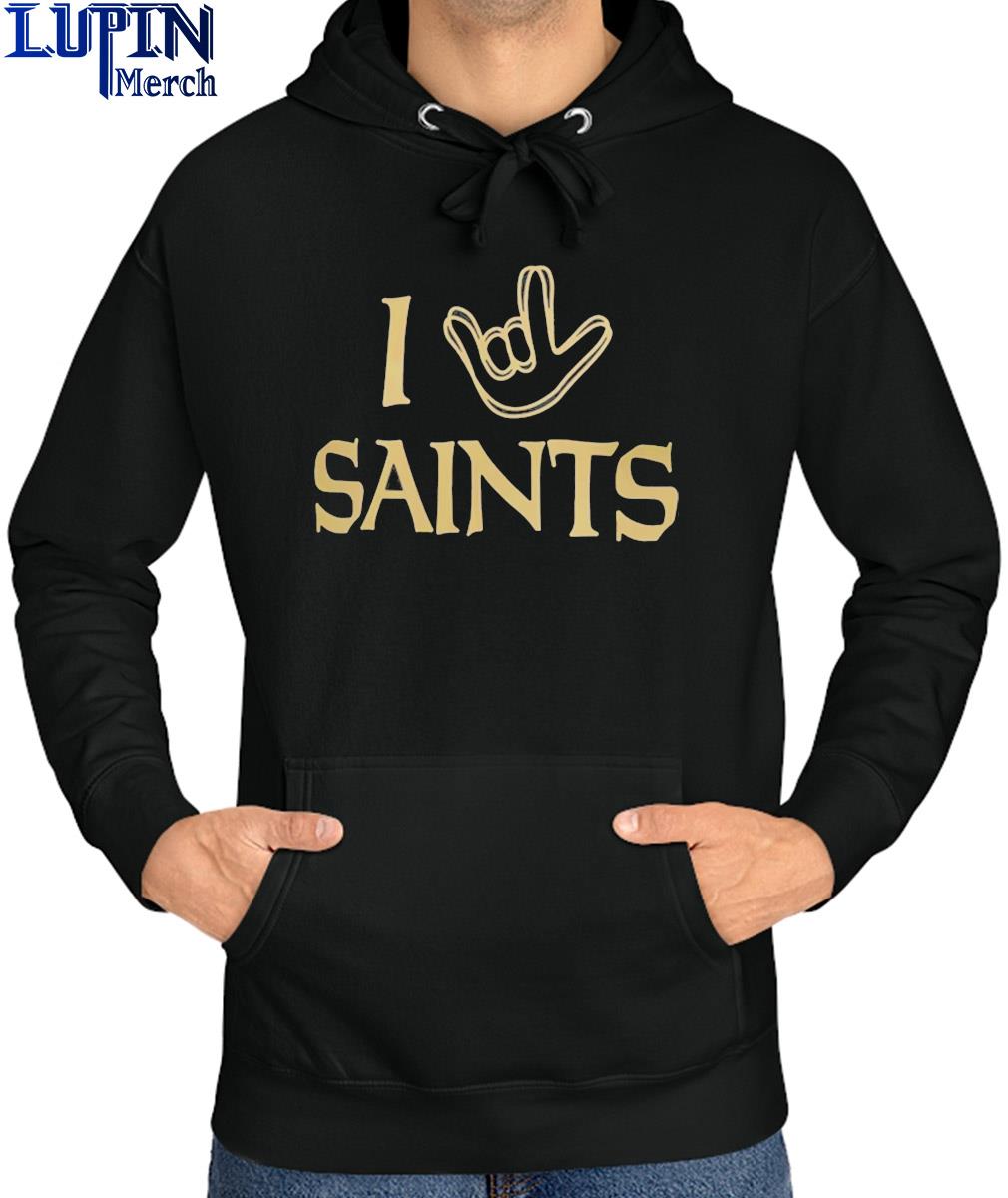 New Orleans Saints The Nfl Asl Collection By Love Sign Tri-blend T-shirt,Sweater,  Hoodie, And Long Sleeved, Ladies, Tank Top