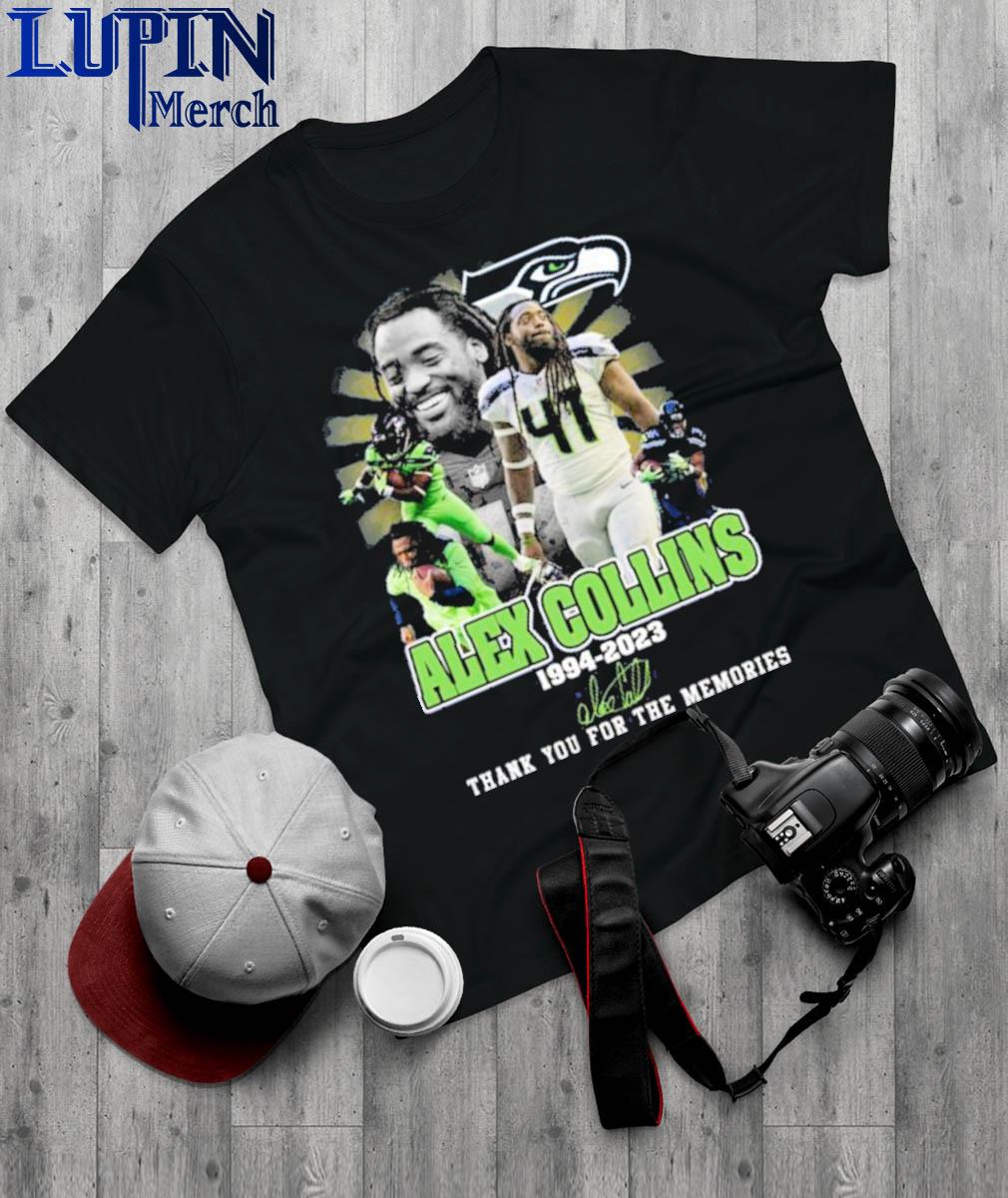 Alex Collins 1994 2023 Memories Seatle Seahawks NFL Shirt, hoodie, sweater,  long sleeve and tank top