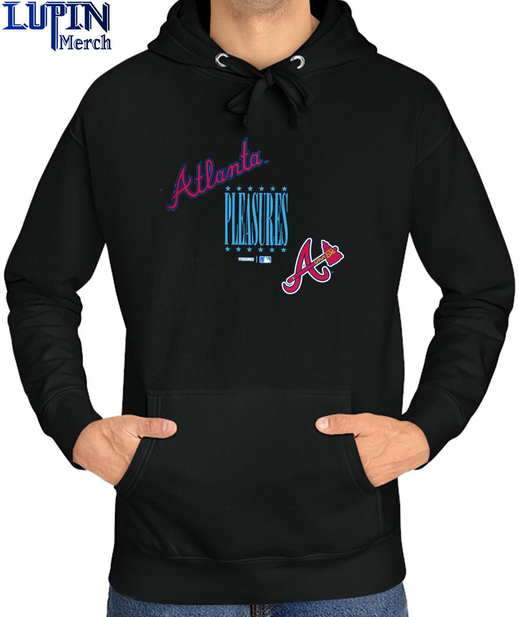 Official Atlanta Braves PLEASURES Repurpose T-Shirt, hoodie