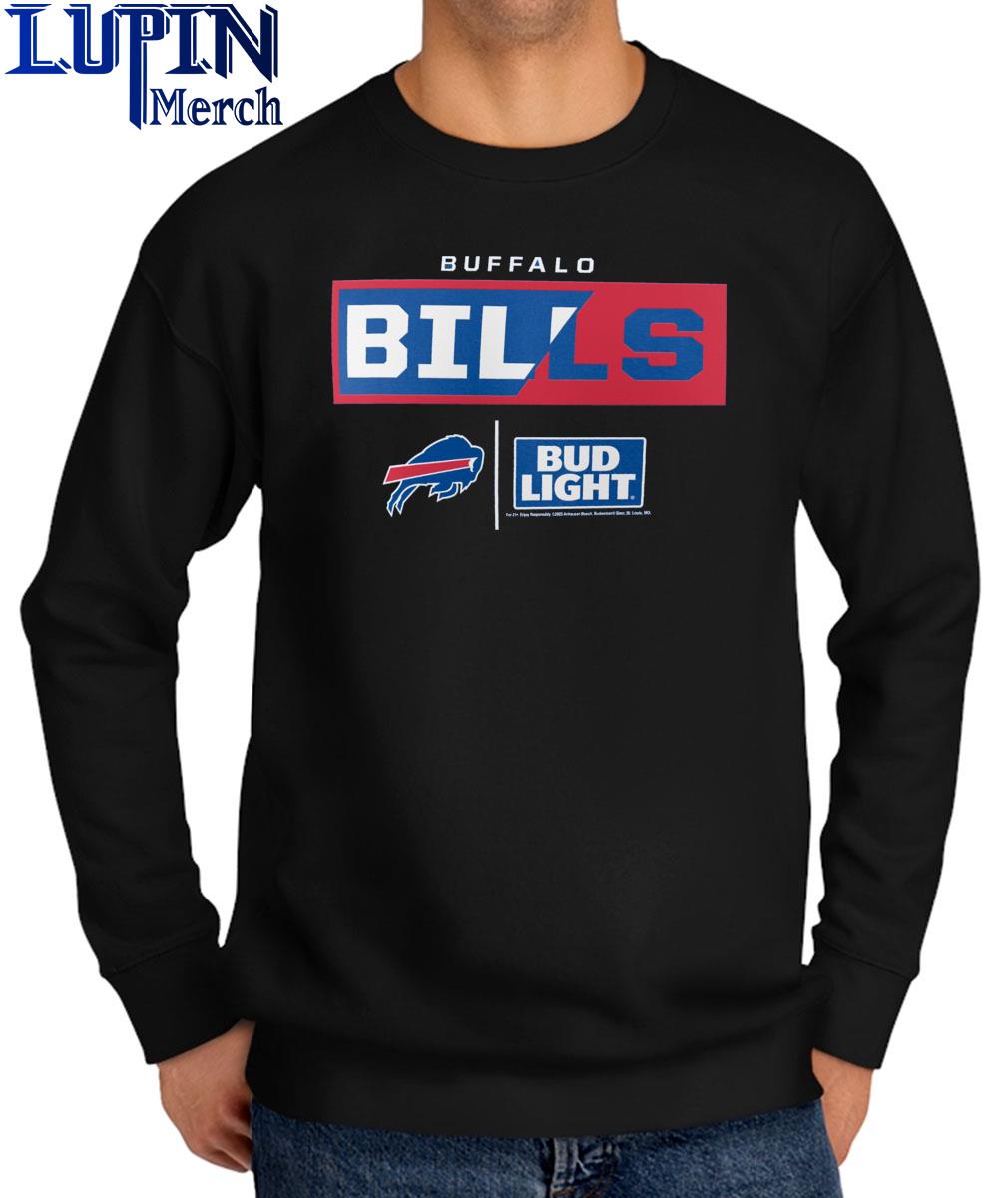 Official buffalo Bills NFL x bud light T-shirts, hoodie, tank top, sweater  and long sleeve t-shirt