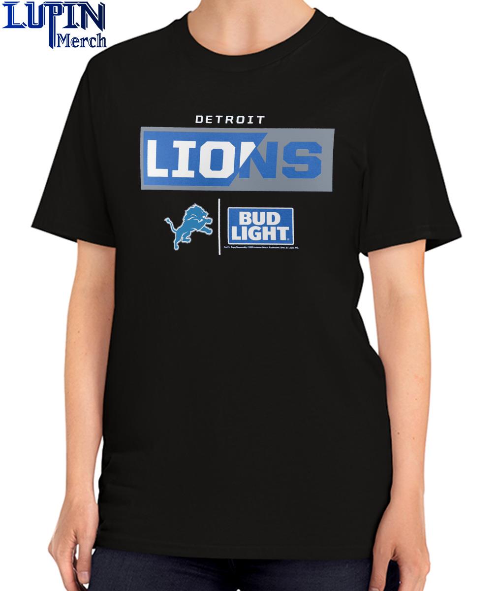 Detroit Lions Nfl X Bud Light T-Shirt, hoodie, longsleeve