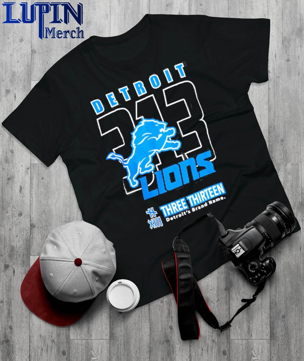 Original detroit Lions Three Thirteen Area Code T-Shirt, hoodie, sweater,  long sleeve and tank top