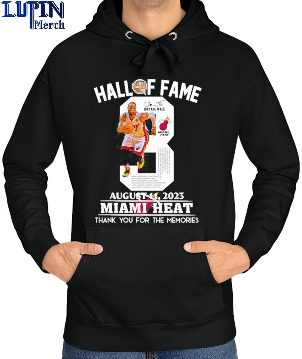 Miami Heat Dwyane Wade Thank You For The Memories T shirt