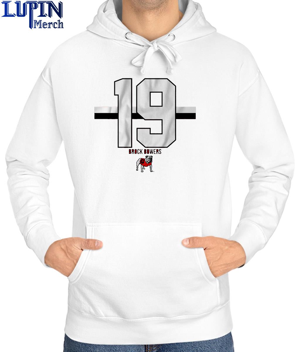 Breakingt Merch Georgia Football Brock Bowers 19 Shirt - Snowshirt