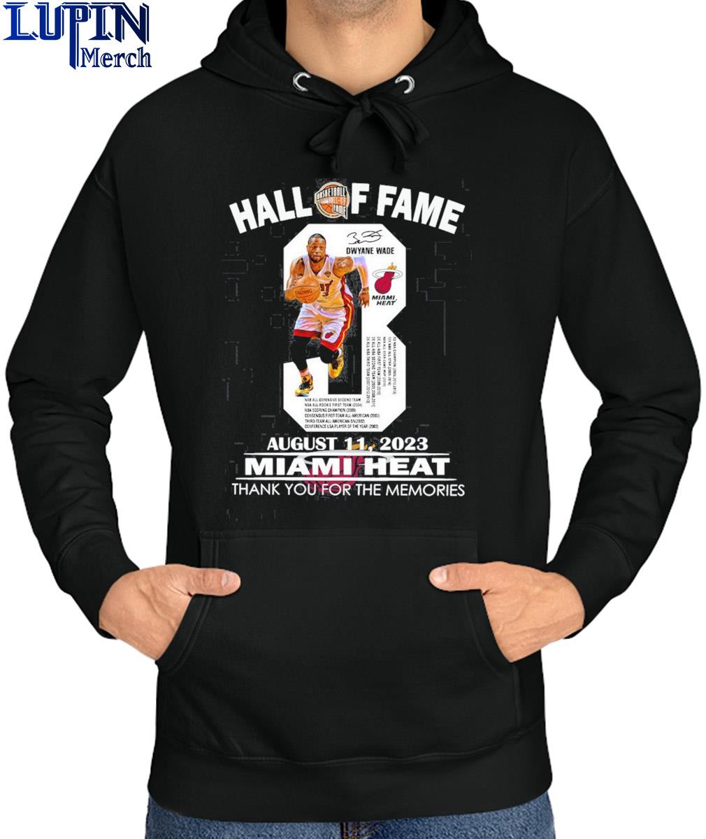 Official hall of fame basketball dwyane wade miamI heat T-shirt, hoodie,  sweater, long sleeve and tank top