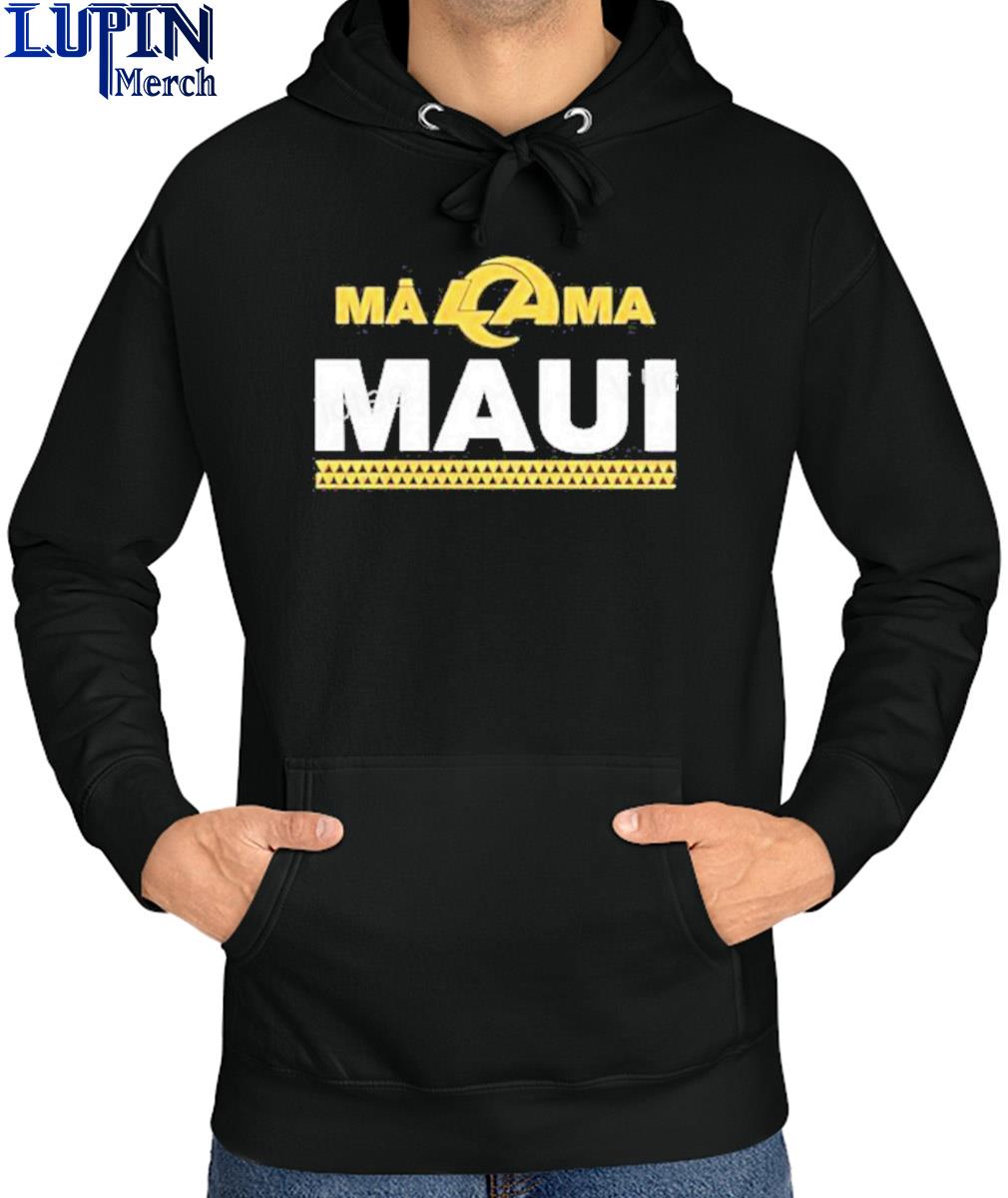 Los Angeles Rams Store Los Angeles Rams x Mãlama Maui Relief T-Shirt,  hoodie, sweater and long sleeve