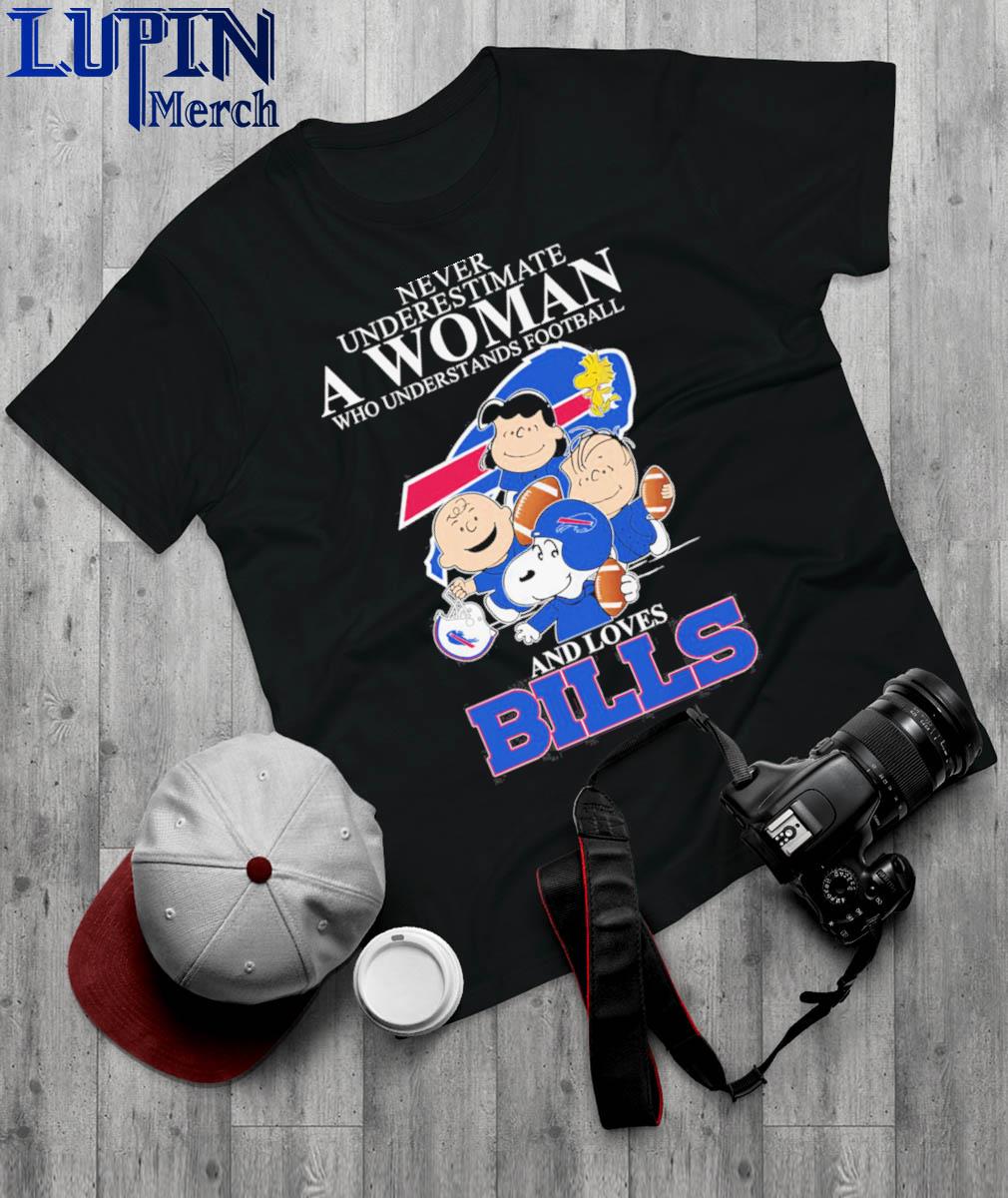 Never Underestimate A Woman Who Understands And Loves Buffalo Bills Shirt -  High-Quality Printed Brand