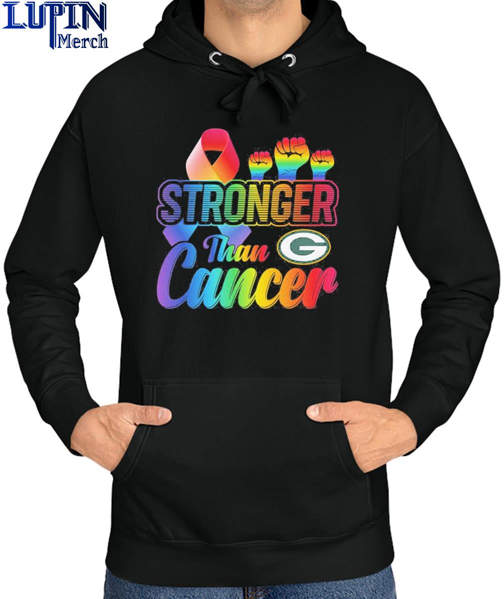 Official Nfl Green Bay Packers Stronger Than Cancer Shirt, hoodie