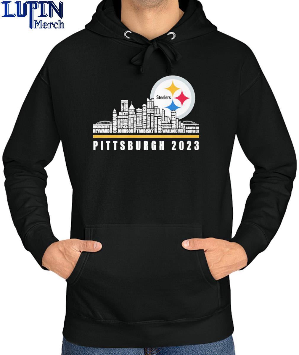 Official pittsburgh Steelers team player logo 2023 shirt, hoodie, sweater,  long sleeve and tank top