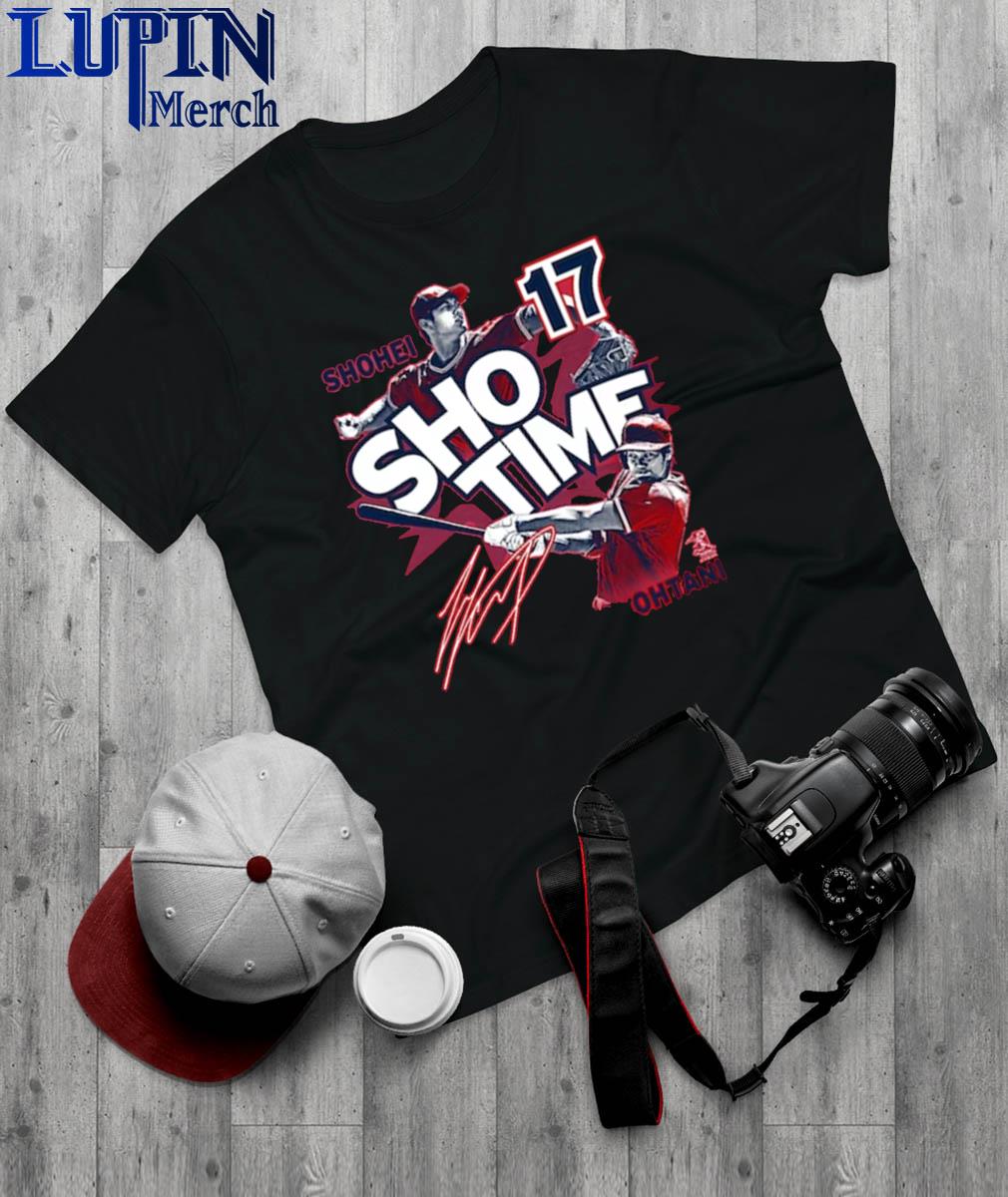 It's SHOTIME 17 Shohei Ohtani Angels Tee Shirt