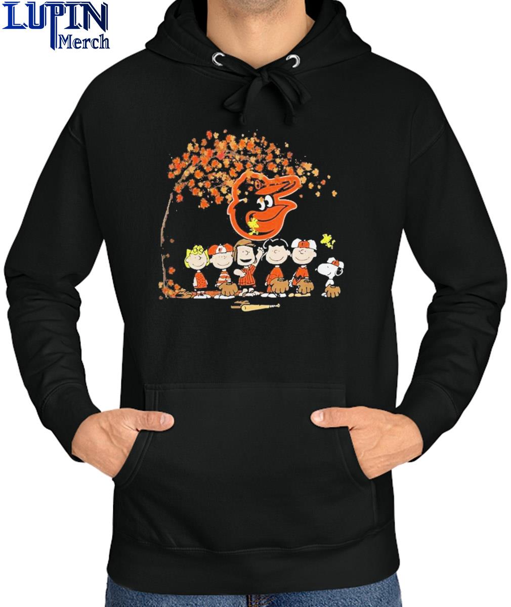 Official the Peanuts just a girl who loves fall orioles T-shirt, hoodie,  sweater, long sleeve and tank top