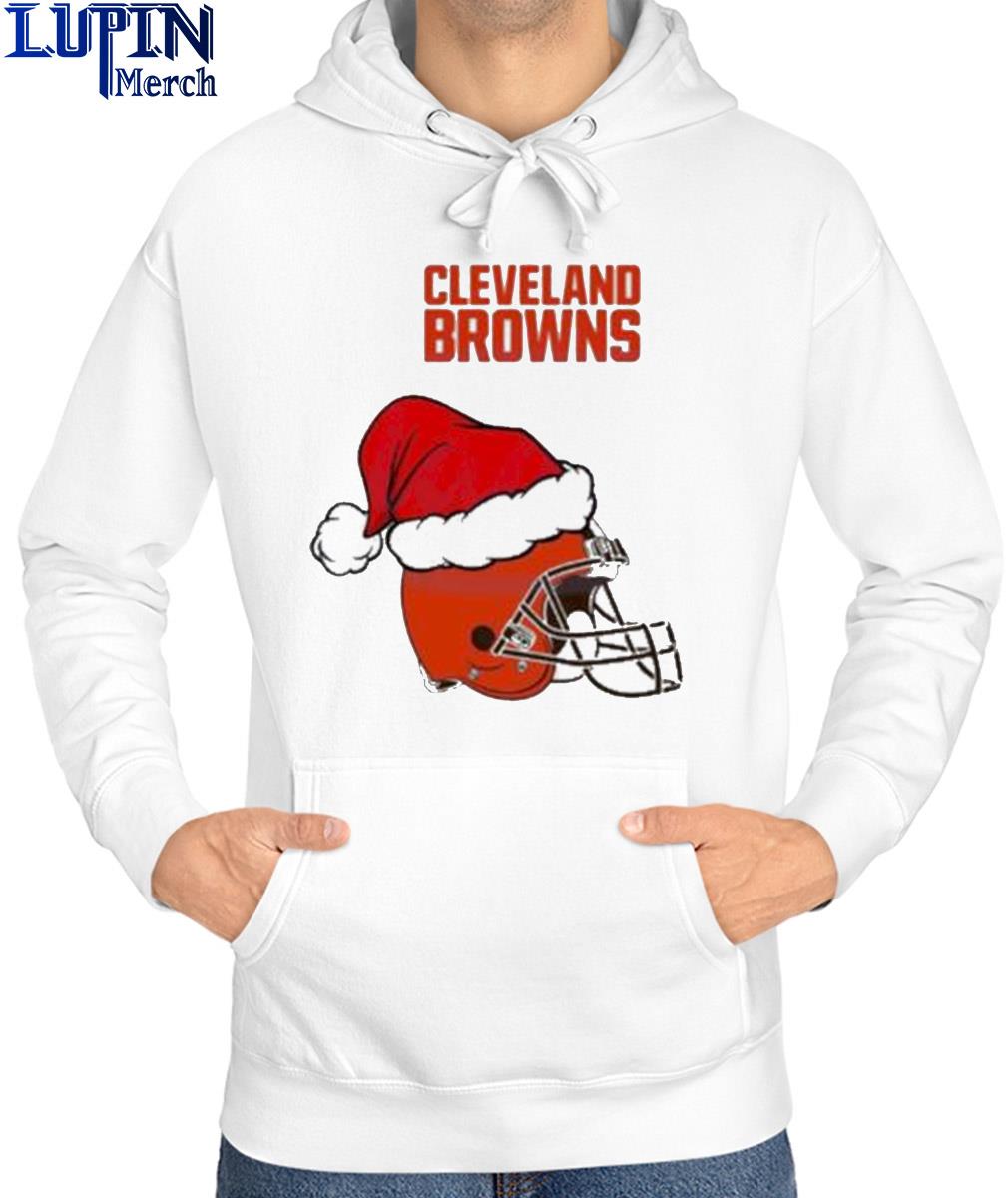 Official cleveland browns Christmas logo 2023 shirt, hoodie, sweater, long  sleeve and tank top