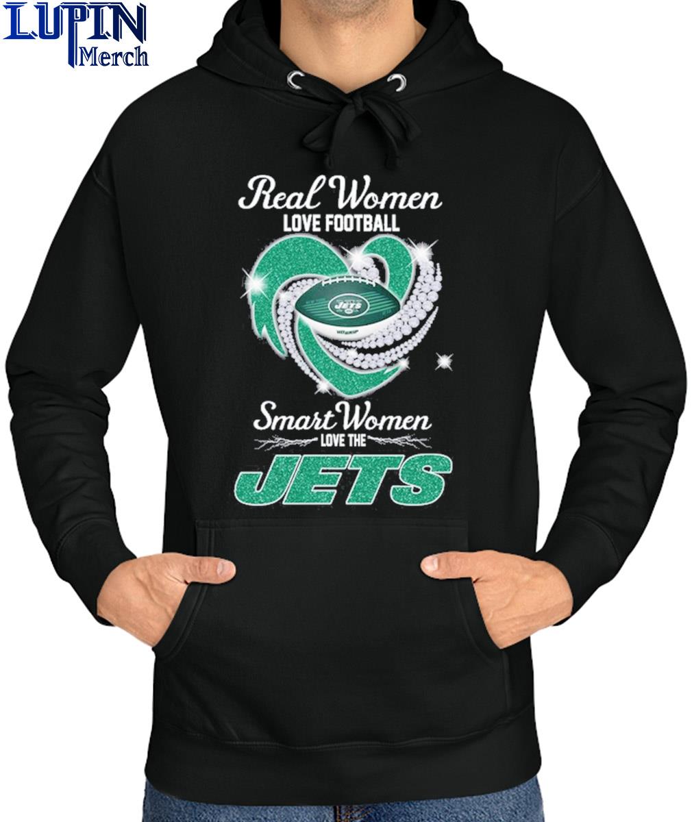 Real women love football smart women love the New York Jets Heart