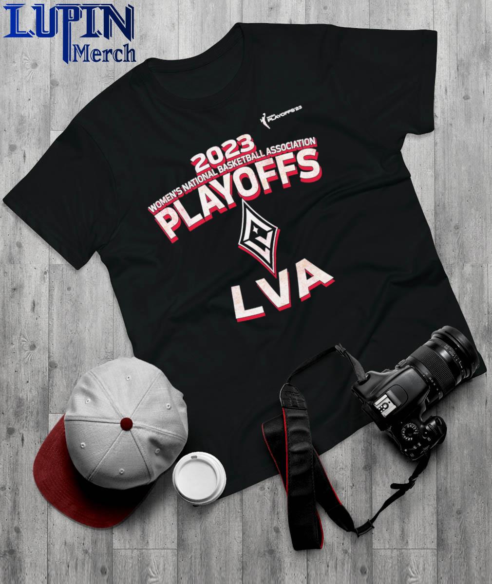 Unisex Las Vegas Aces Stadium Essentials Black 2023 WNBA Playoffs Dust T- Shirt