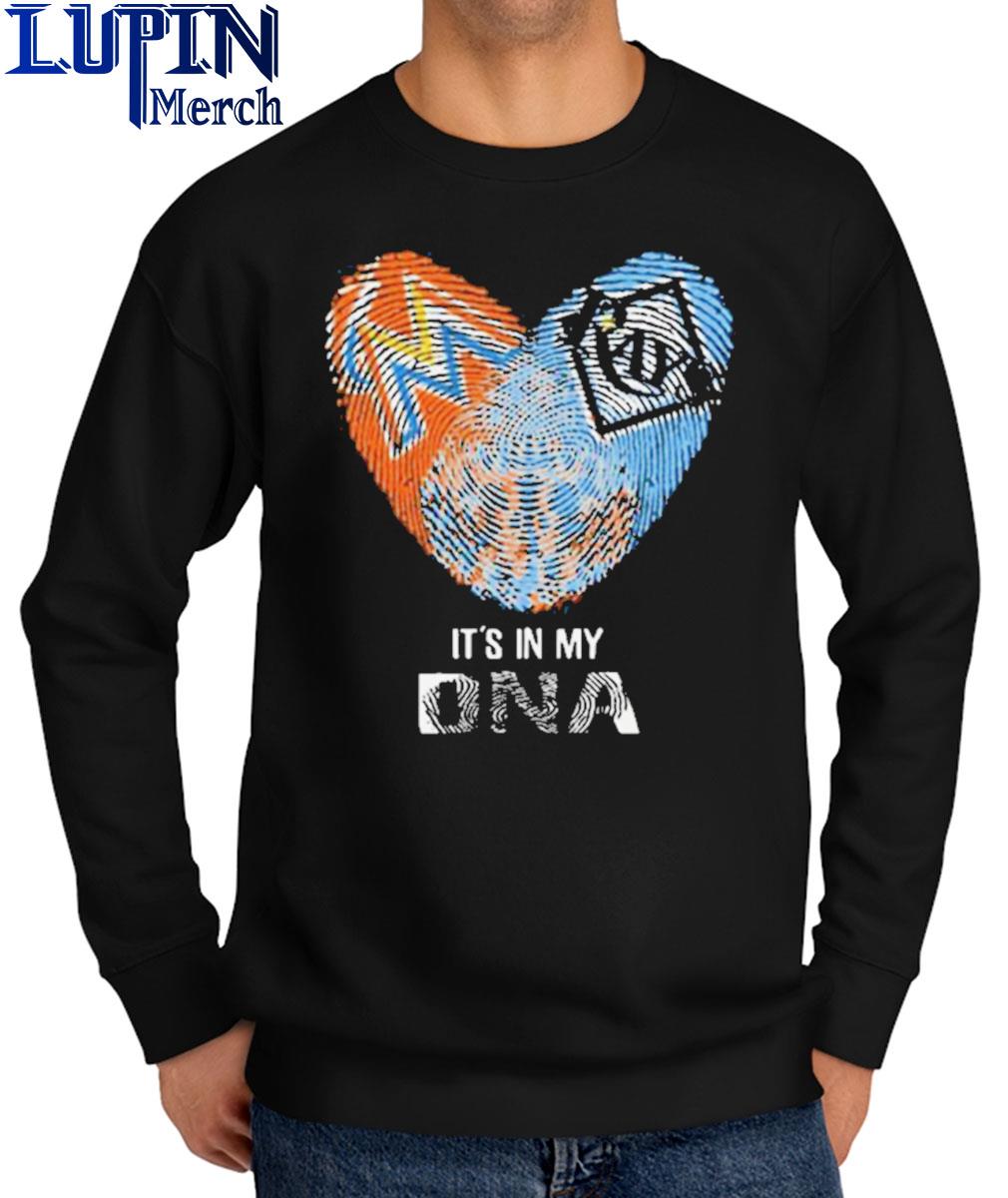 Tampa Bay Rays And Miami Marlins Heartt It's In My DNA 2023 Shirt, hoodie,  sweater, long sleeve and tank top