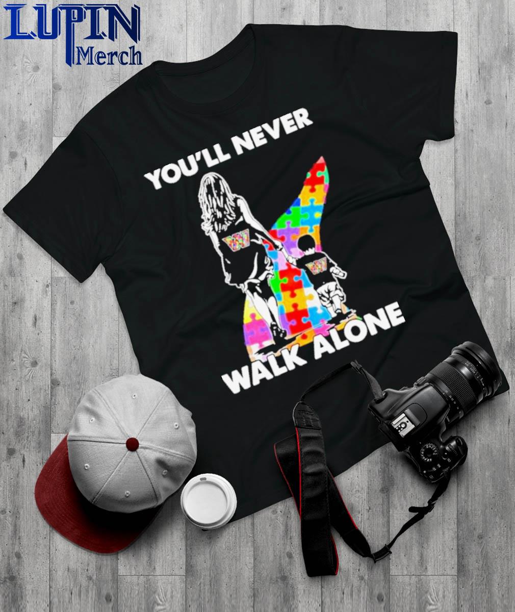 Washington Commanders You'll Never Walk Alone Mom And Son Autism T