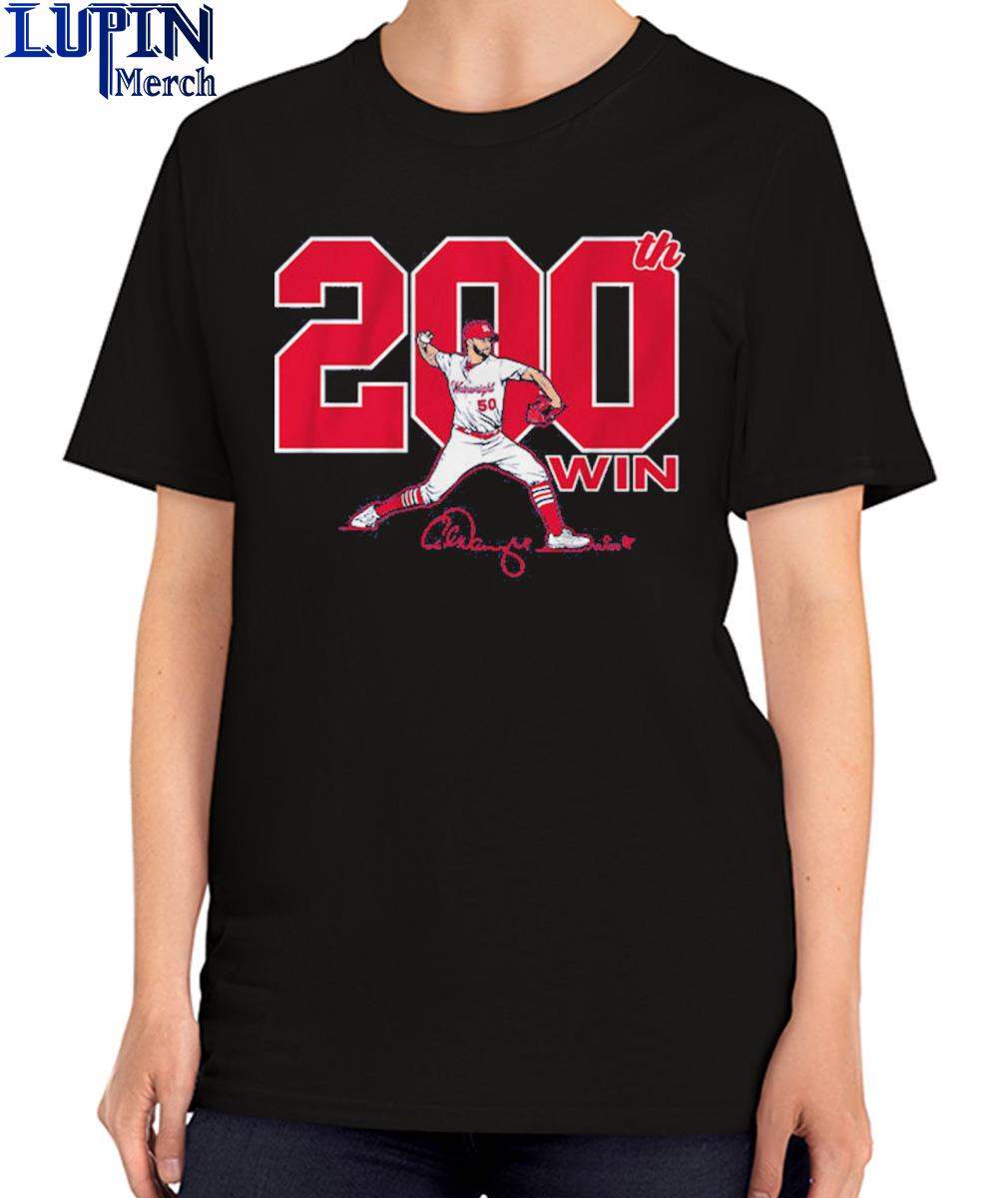 Original Adam Wainwright 200 Wins Signature T-shirt,Sweater, Hoodie, And  Long Sleeved, Ladies, Tank Top