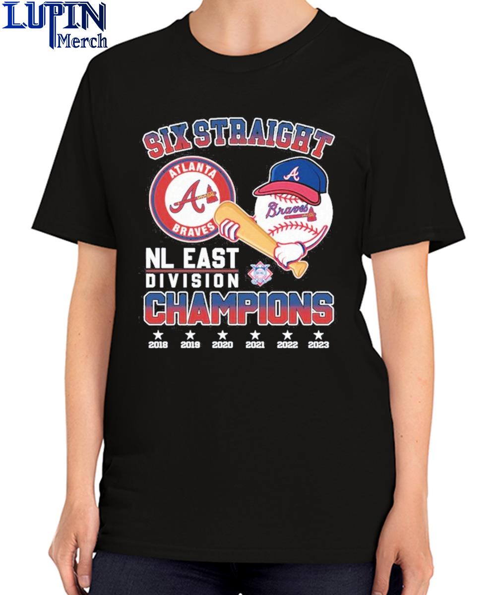 Original six Straight Atlanta Braves NL East Division Champions