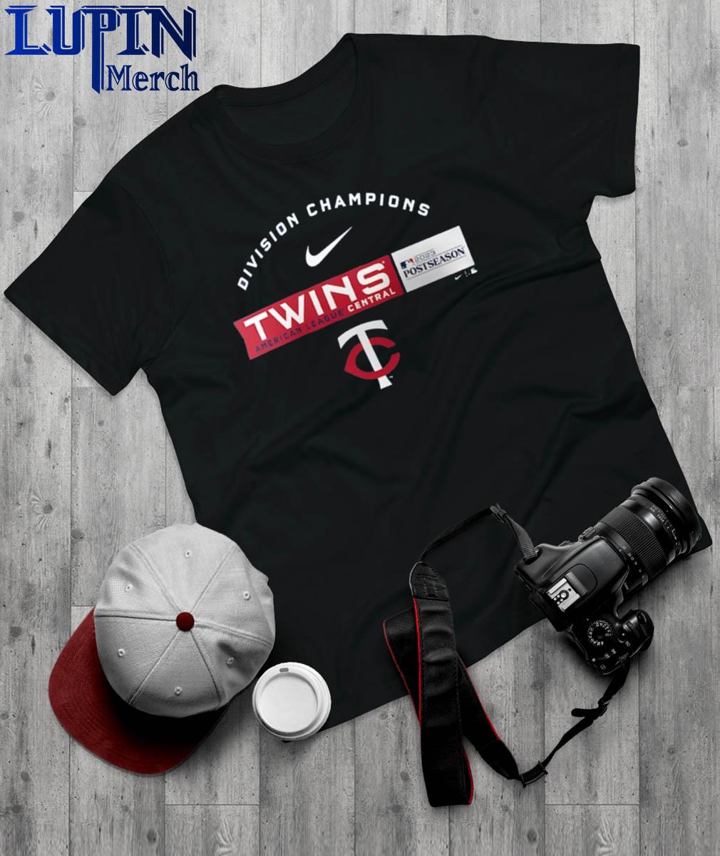 Minnesota Twins Nike 2023 AL Central Division Champions T-Shirt