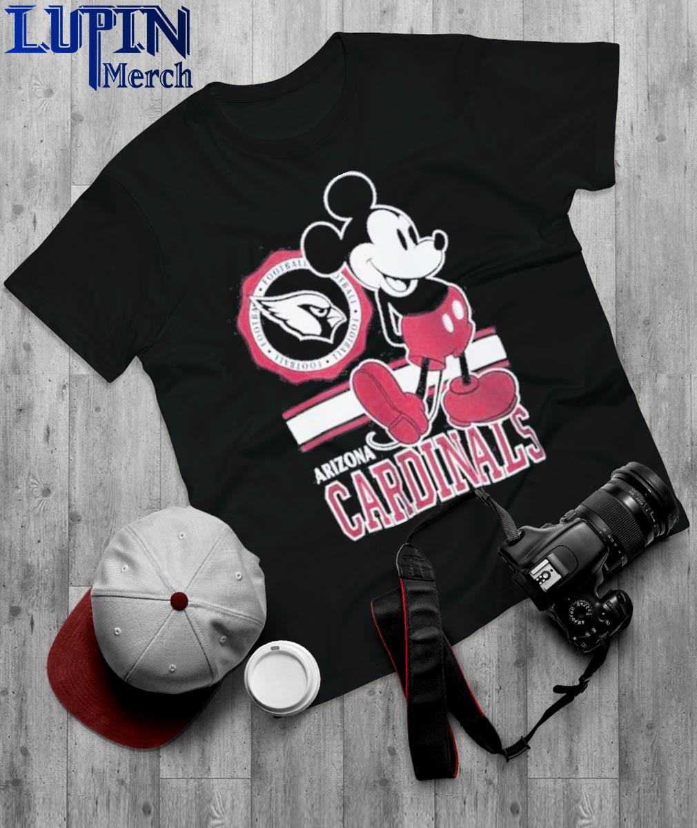 Official arizona Cardinals Football Logo Mickey Mouse T-Shirt