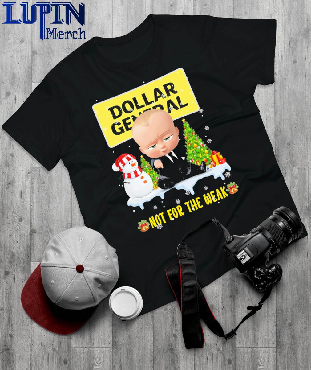 Official Boss Baby Dollar General Not For The Week Christmas Shirt